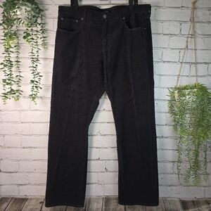 VINTAGE GAP JEAN CO CORDUROY PANTS BLACK MENS CLASSIC 38 X 32 EUC